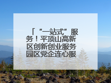 “一站式”服务！平顶山高新区创新创业服务园区党企连心服务中心揭牌