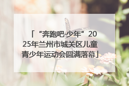 “奔跑吧·少年”2025年兰州市城关区儿童青少年运动会圆满落幕