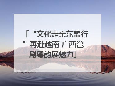 “文化走亲东盟行”再赴越南 广西邕剧粤韵展魅力