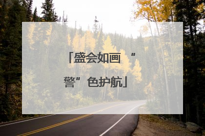 盛会如画 “警”色护航