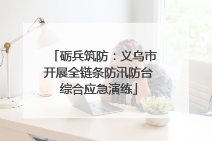 砺兵筑防：义乌市开展全链条防汛防台综合应急演练