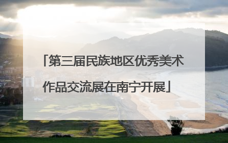 第三届民族地区优秀美术作品交流展在南宁开展