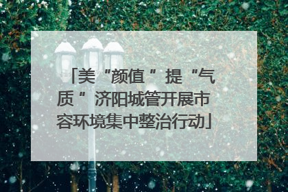 美“颜值 ”提“气质 ”济阳城管开展市容环境集中整治行动