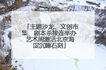 主题沙龙、文创市集、剧本杀接连举办 艺术周激活北京海淀沉睡石刻
