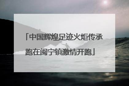 中国辉煌足迹火炬传承跑在闽宁镇激情开跑