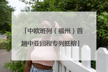 中欧班列（福州）首趟中亚回程专列抵榕