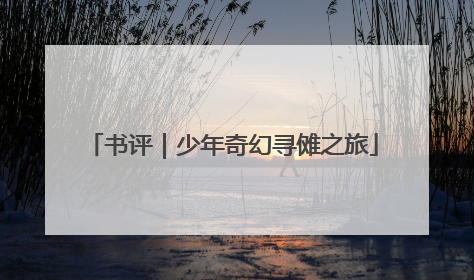 书评｜少年奇幻寻傩之旅
