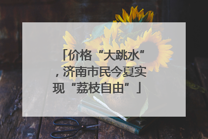 价格“大跳水”，济南市民今夏实现“荔枝自由”