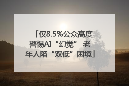 仅8.5%公众高度警惕AI“幻觉” 老年人陷“双低”困境