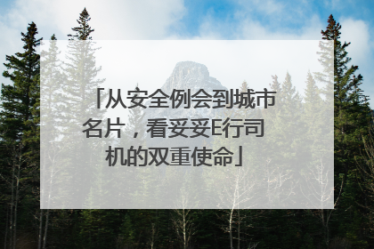 从安全例会到城市名片，看妥妥E行司机的双重使命