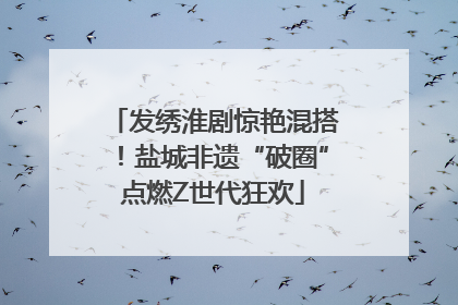 发绣淮剧惊艳混搭！盐城非遗“破圈”点燃Z世代狂欢