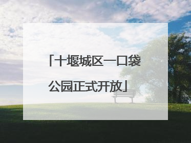 十堰城区一口袋公园正式开放