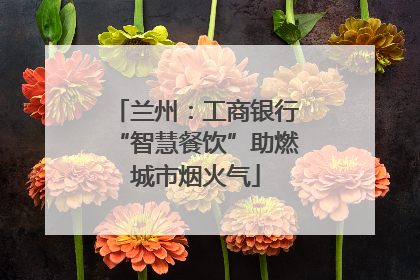 兰州：工商银行“智慧餐饮”助燃城市烟火气