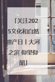 关注2025文化和自然遗产日丨大河之滨 仰望仰韶