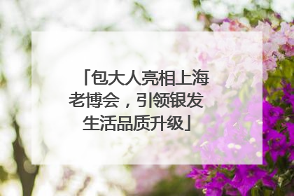 包大人亮相上海老博会，引领银发生活品质升级