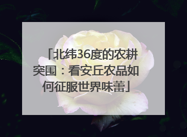 北纬36度的农耕突围：看安丘农品如何征服世界味蕾