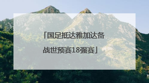 国足抵达雅加达备战世预赛18强赛