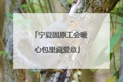 宁夏固原工会暖心包里藏爱意