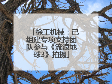 徐工机械：已组建专项支持团队参与《流浪地球3》拍摄