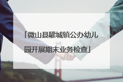 微山县驩城镇公办幼儿园开展期末业务检查