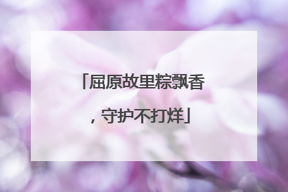 屈原故里粽飘香，守护不打烊