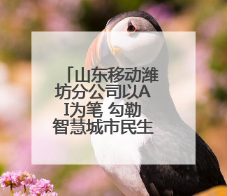 山东移动潍坊分公司以AI为笔 勾勒智慧城市民生服务新画卷