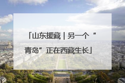 山东援藏｜另一个“青岛”正在西藏生长