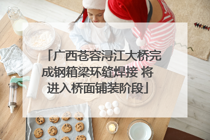 广西苍容浔江大桥完成钢箱梁环缝焊接 将进入桥面铺装阶段