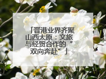 晋港业界齐聚山西太原：文旅与经贸合作的“双向奔赴”