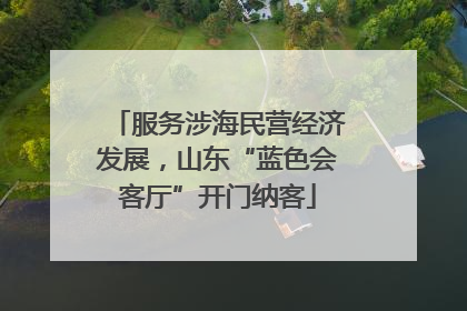 服务涉海民营经济发展，山东“蓝色会客厅”开门纳客