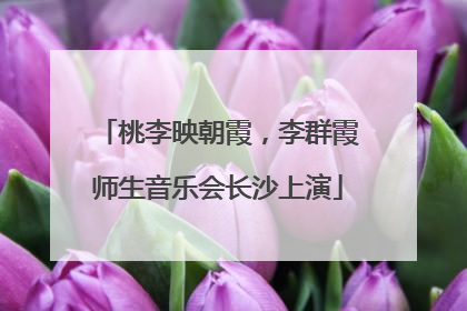 桃李映朝霞，李群霞师生音乐会长沙上演