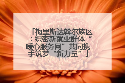 梅里斯达斡尔族区：织密新就业群体“暖心服务网”共同携手筑梦“新力量”