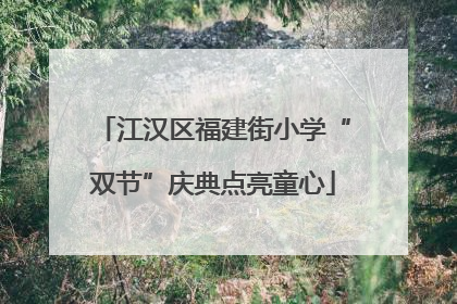 江汉区福建街小学“双节”庆典点亮童心