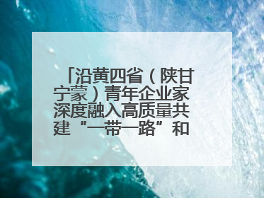 沿黄四省（陕甘宁蒙）青年企业家深度融入高质量共建“一带一路”和西部陆海新通道建设战略合作交流会在甘肃兰州召开