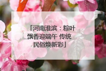 河南淮滨：粽叶飘香迎端午 传统民俗焕新彩