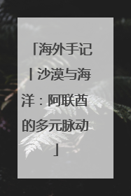 海外手记丨沙漠与海洋：阿联酋的多元脉动