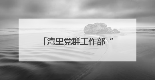 湾里党群工作部“大部制”改革：激活效能引擎，构建高效工作新格局