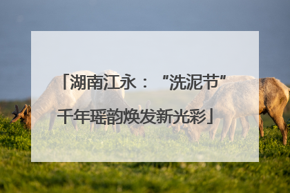 湖南江永：“洗泥节”千年瑶韵焕发新光彩