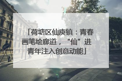 荷塘区仙庾镇：青春画笔绘廊道，“仙”进青年注入创意动能