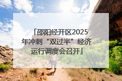 邵阳经开区2025年冲刺“双过半”经济运行调度会召开