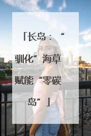 长岛：“驯化”海草赋能“零碳岛”