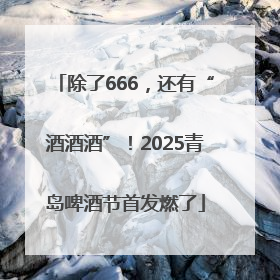 除了666，还有“酒酒酒”！2025青岛啤酒节首发燃了