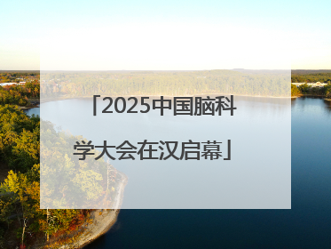 2025中国脑科学大会在汉启幕