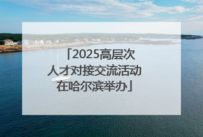 2025高层次人才对接交流活动在哈尔滨举办