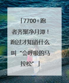 7700+跑者齐聚净月潭！跑过才知道什么叫“会呼吸的马拉松”